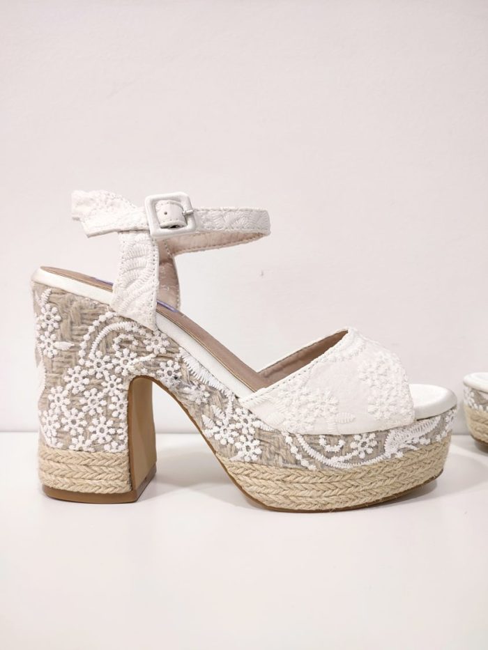 Sandalias Mandarina Pandora Blanco