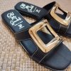 Sandalias Piel Caterina Negro - Imagen 2