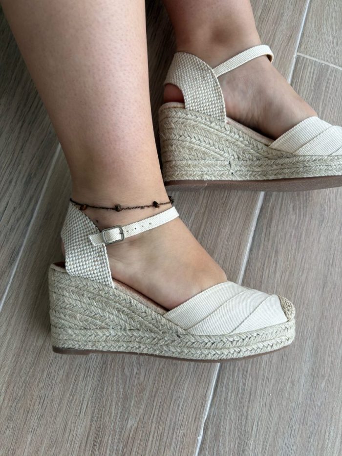 Cuñas Auxy Beige