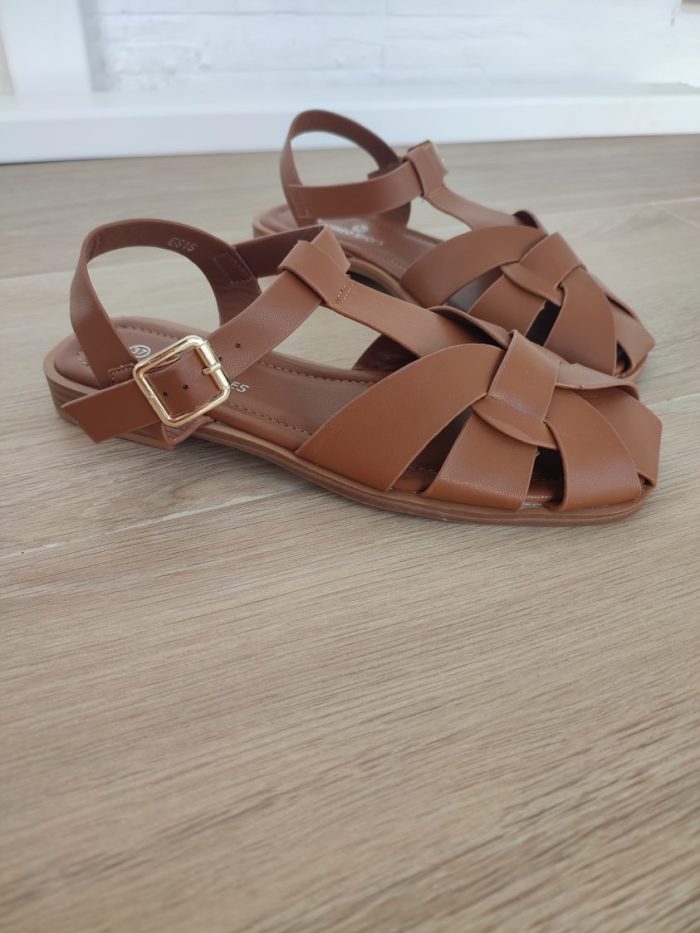 Sandalias Brahima Camel - Imagen 3