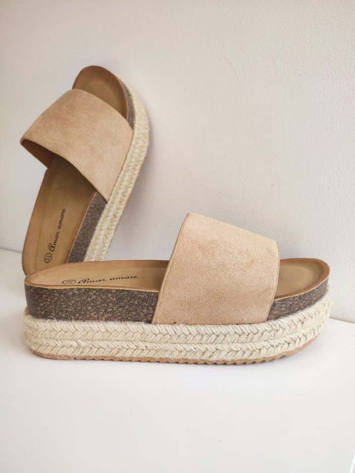 Chanclas Arbola Beige